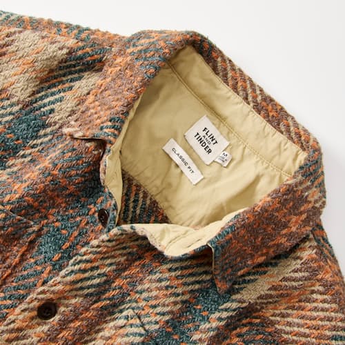 laydown detail image of The Cabin Flannel