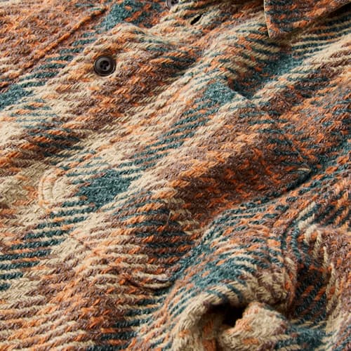 laydown detail image of The Cabin Flannel