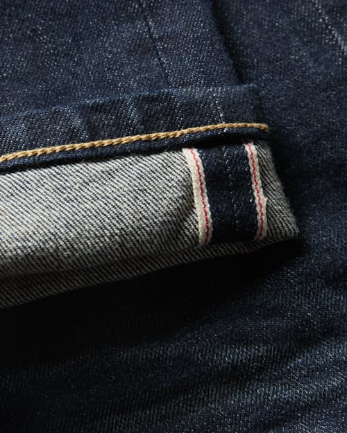 laydown detail image of Stretch Selvedge Denim - HB Classic