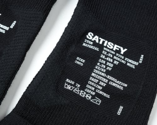 laydown detail image of Merino Five Fingers Socks