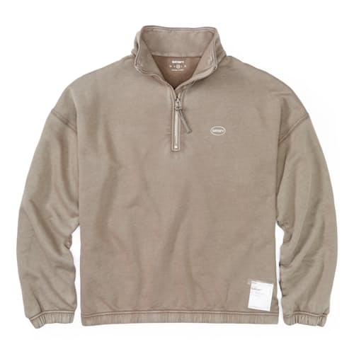 laydown image of SoftCell Half-Zip