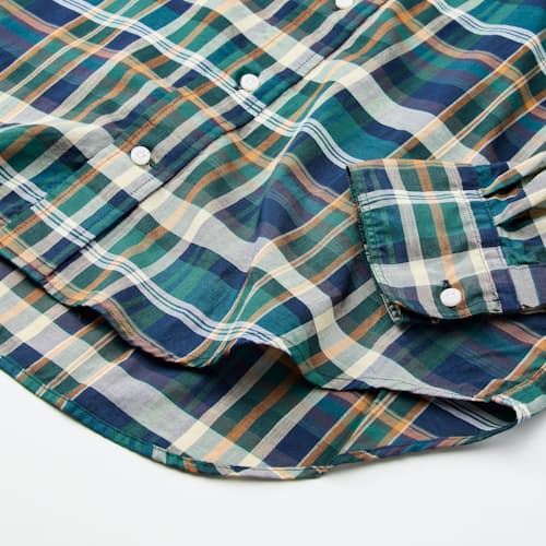 laydown detail image of Blackwatch Archive Madras Shirt
