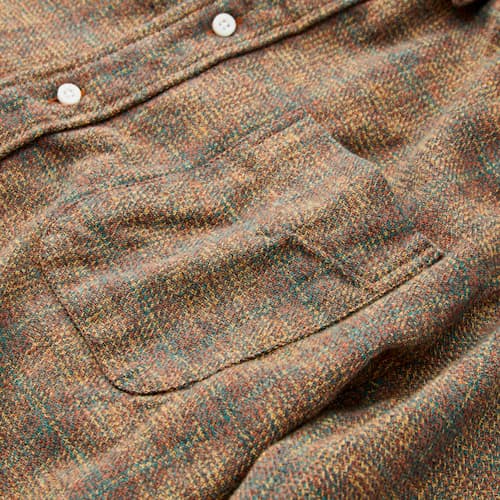 laydown detail image of Brushed Cotton Tweed Shirt