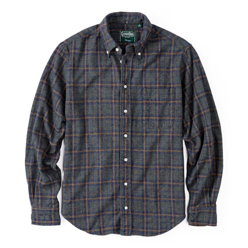laydown image of Brushed Cotton Tweed Shirt
