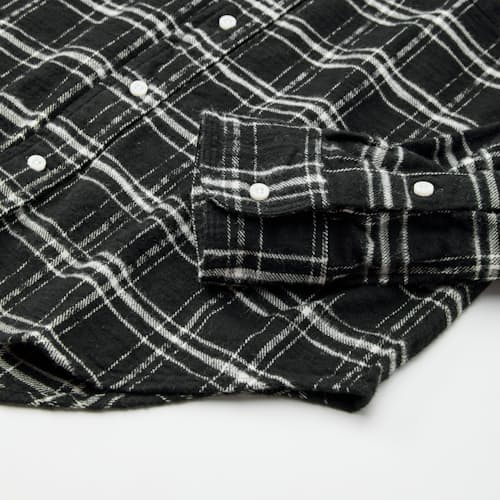 laydown detail image of Slubbed Twill Check Shirt