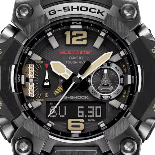 laydown detail image of GWGB1000-1A Mudmaster Watch