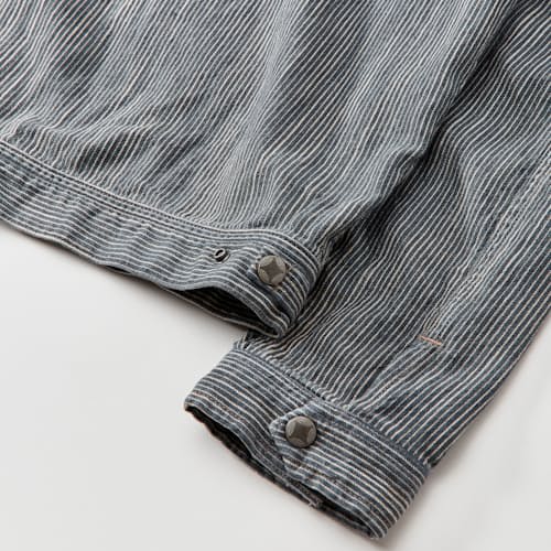 laydown detail image of Graham Cotton Linen Shirt Jacket
