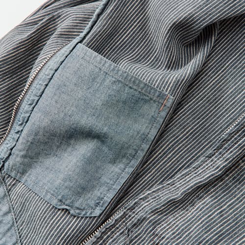 laydown detail image of Graham Cotton Linen Shirt Jacket