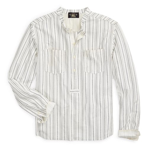 laydown image of Peyton Cotton Knit Henley