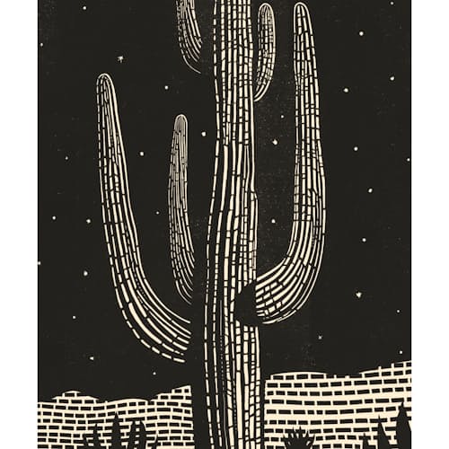 laydown detail image of Block Desert #1 Print