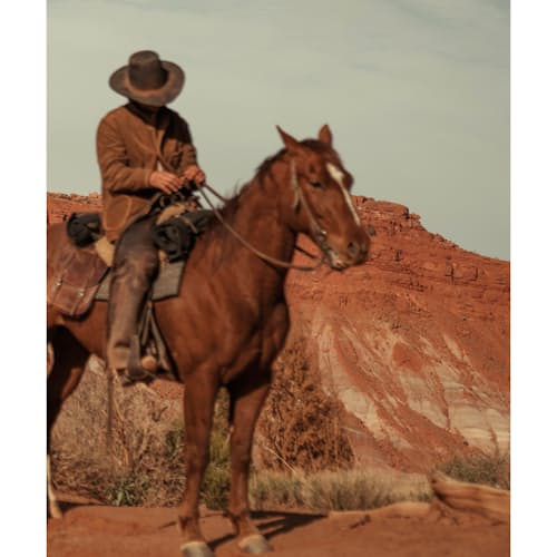 laydown detail image of The Cowboy Collection Print #1/20 by Ben Christensen