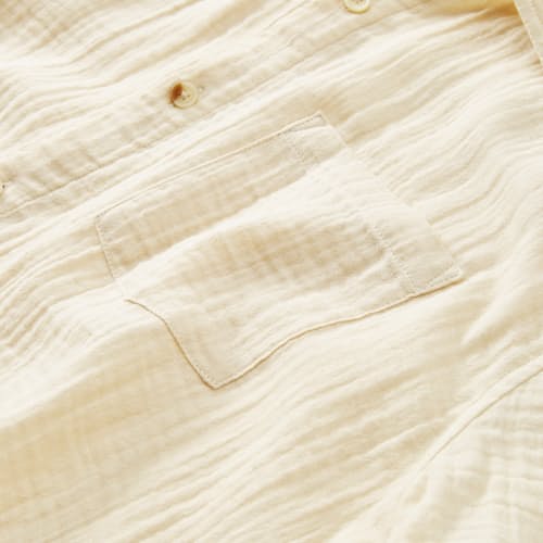 laydown detail image of Crinkle Double Cloth Shirt
