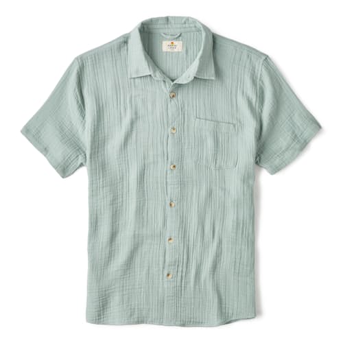 laydown image of Crinkle Double Cloth Shirt