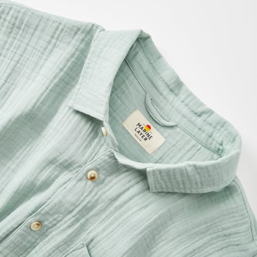 laydown detail image of Crinkle Double Cloth Shirt
