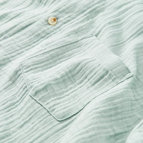 laydown detail image of Crinkle Double Cloth Shirt