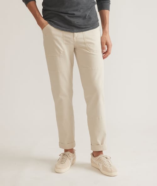 on model image of Breyer Relaxed Utility Pant
