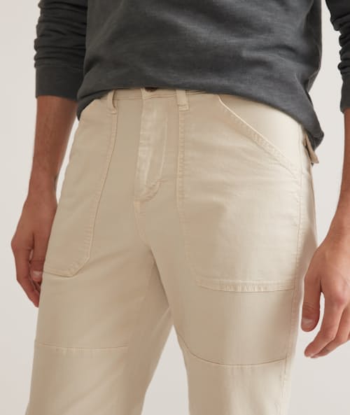 on model image of Breyer Relaxed Utility Pant