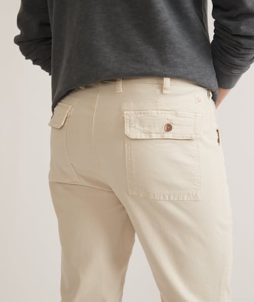 on model image of Breyer Relaxed Utility Pant