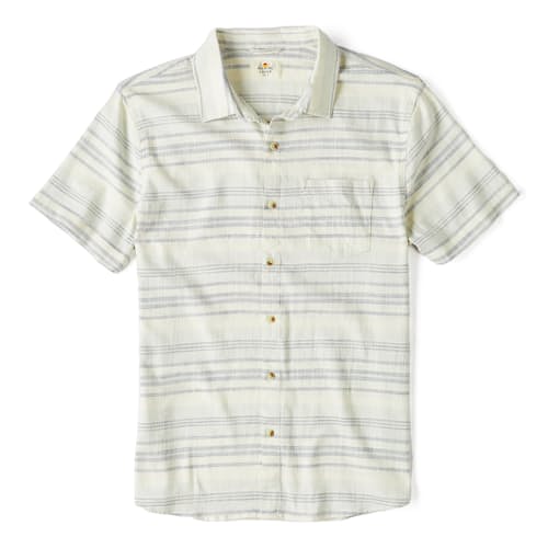 laydown image of Classic Stretch Selvage Short Sleeve Shirt