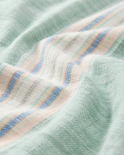 laydown detail image of Short Sleeve Stretch Selvage Resort Shirt