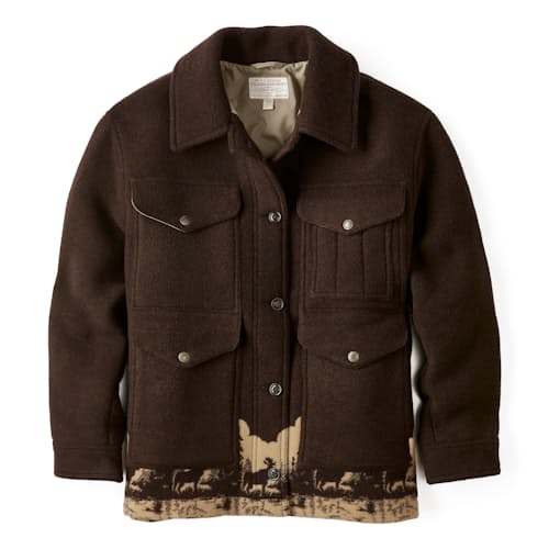 laydown image of Women's Moose Jacquard Wool Cruiser