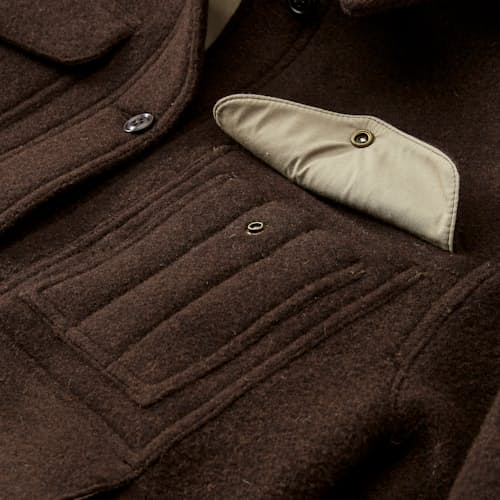 laydown detail image of Women's Moose Jacquard Wool Cruiser