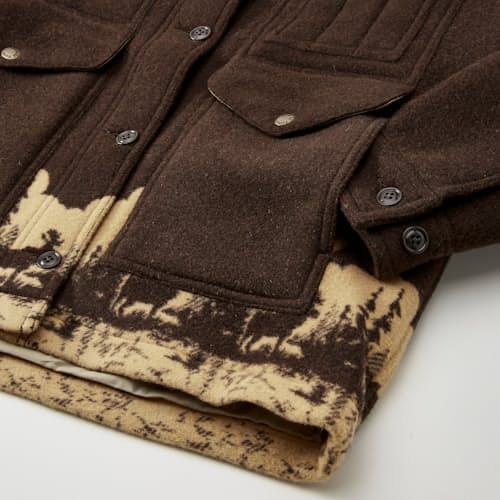 laydown detail image of Women's Moose Jacquard Wool Cruiser