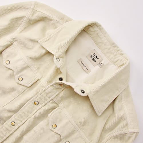 laydown detail image of Corduroy Western Shirt