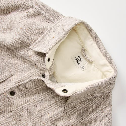 laydown detail image of The Heritage Wool Jacket