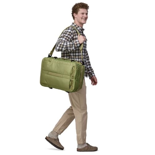 on model image of Black Hole MLC Travel Backpack - 45L