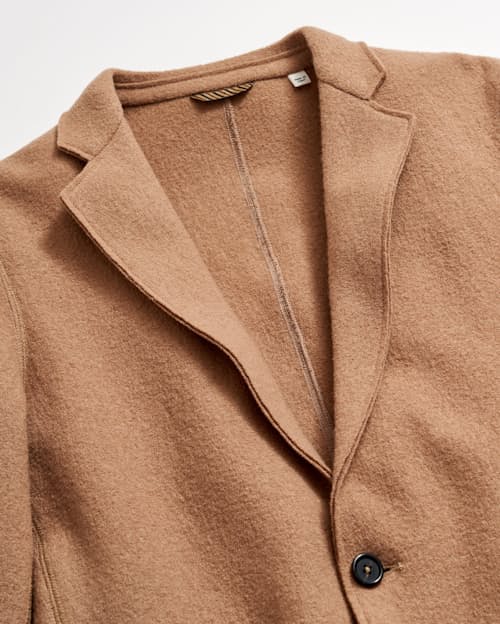 laydown detail image of Boiled Wool Blazer
