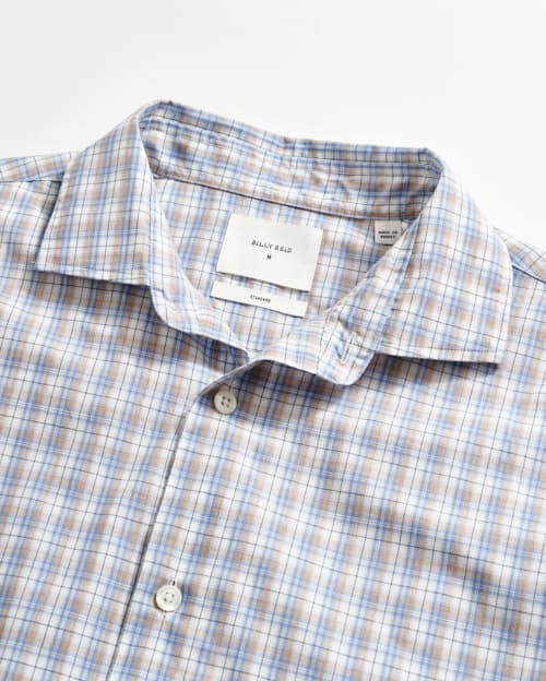 laydown detail image of Hutchenson Plaid Long Sleeve Shirt