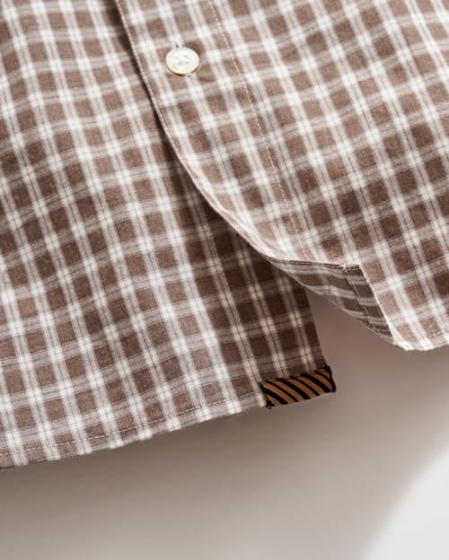 laydown detail image of Hutchenson Plaid Long Sleeve Shirt