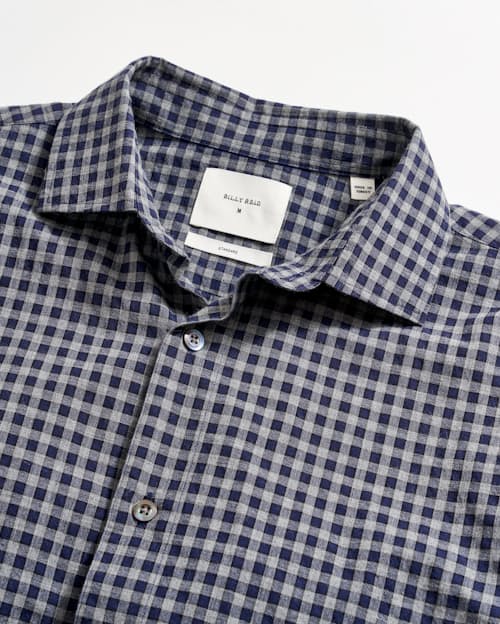 laydown detail image of Hutchenson Plaid Long Sleeve Shirt