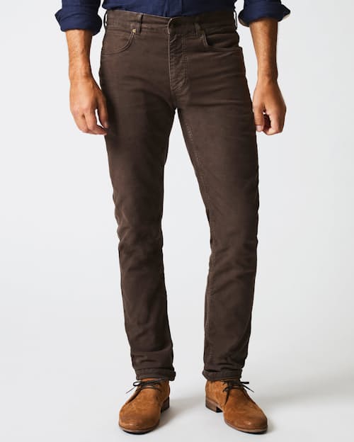 on model image of Moleskin Jean