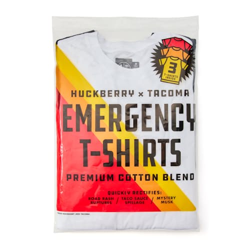 laydown image of Emergency T-Shirts - 3-Pack