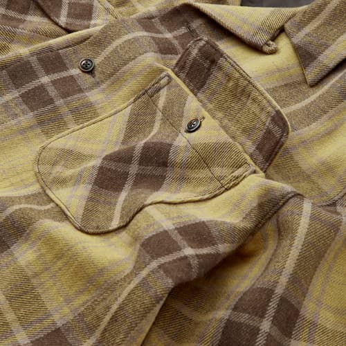laydown detail image of Buckner Wool Camp Collar Shirt