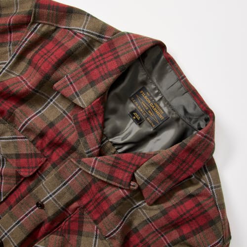 laydown detail image of Buckner Wool Camp Collar Shirt