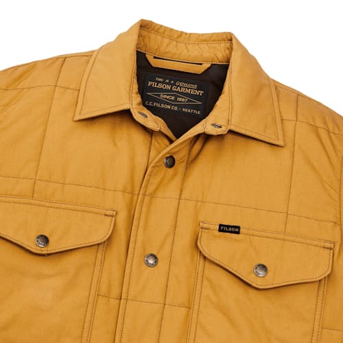 laydown detail image of Cover Cloth Quilted Jac Shirt