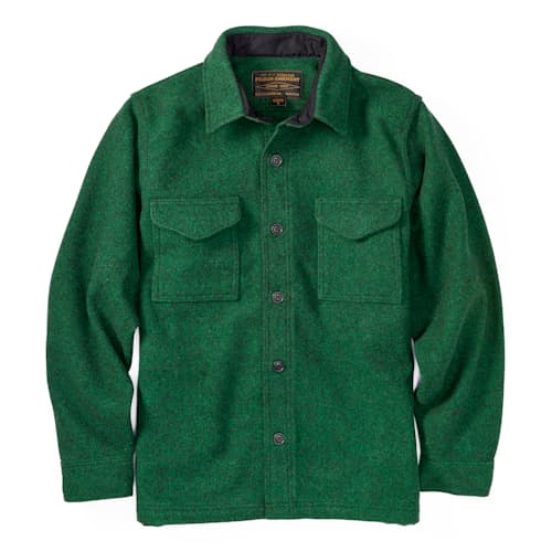 laydown image of Mackinaw Wool Jac Shirt