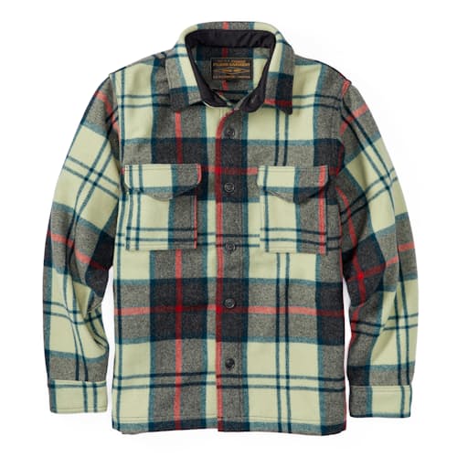 laydown image of Mackinaw Wool Jac Shirt