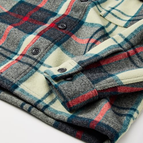 laydown detail image of Mackinaw Wool Jac Shirt
