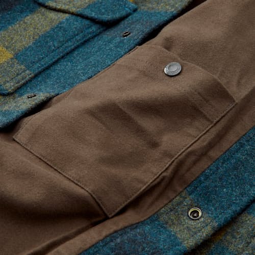 laydown detail image of Lined Mackinaw Jac Shirt
