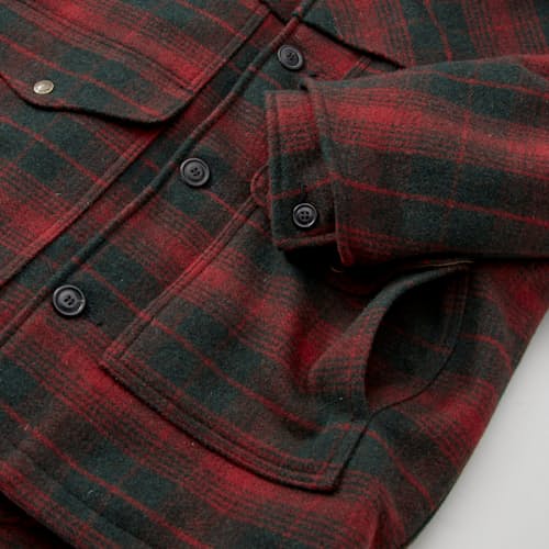 laydown detail image of Archival Mackinaw Wool Packer Jacket