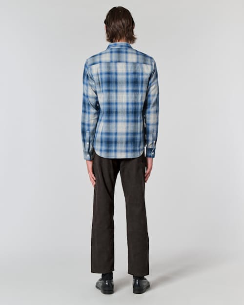 on model image of Canvas Double Knee Work Pant