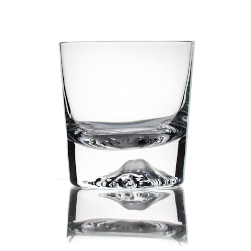 laydown image of Mt. Rainier Heavy Bottom - Set of 2 Whiskey Glasses