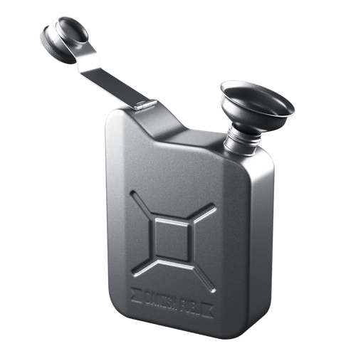 laydown image of Hip Flask