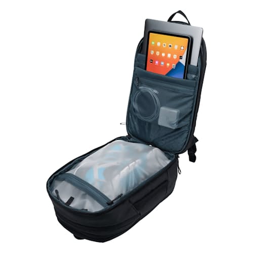 laydown detail image of Aion Travel Backpack - 28L