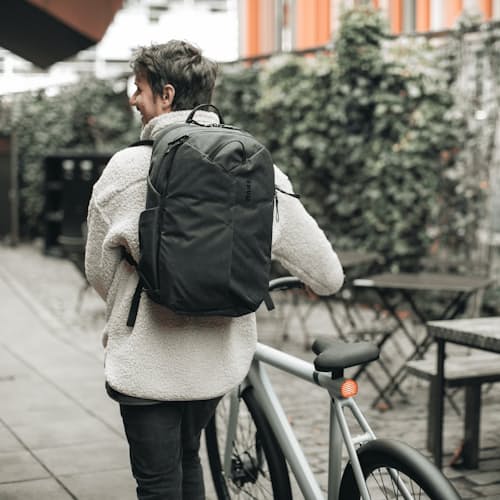 laydown detail image of Aion Travel Backpack - 28L
