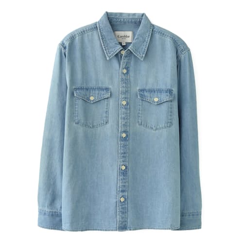 laydown image of Denim Shirt